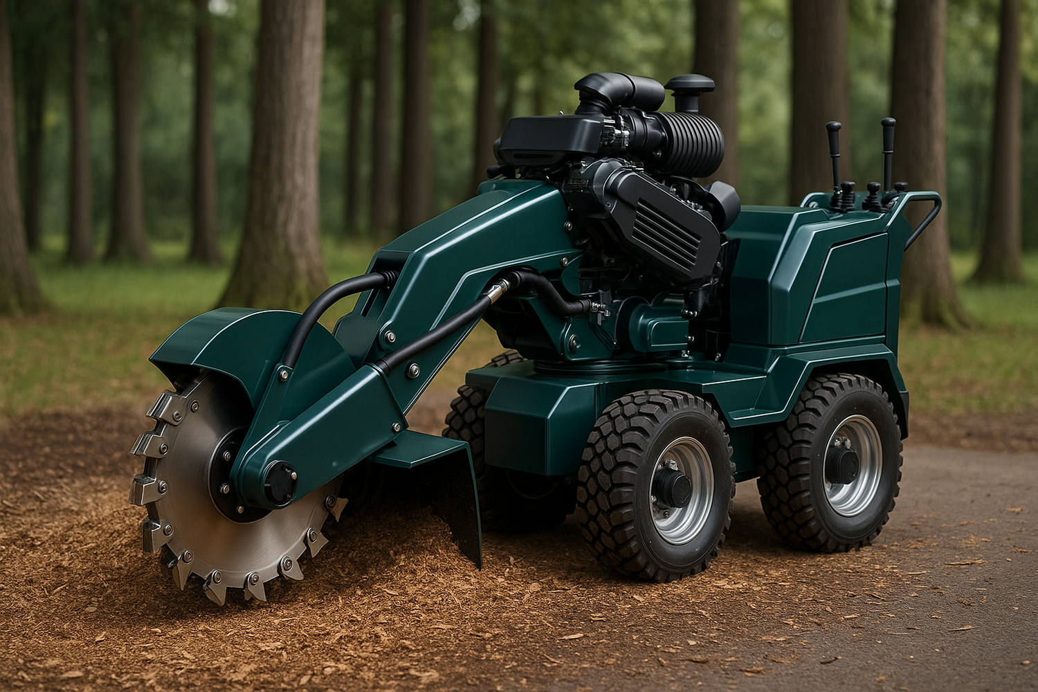 A stump grinder looking aesthetic 